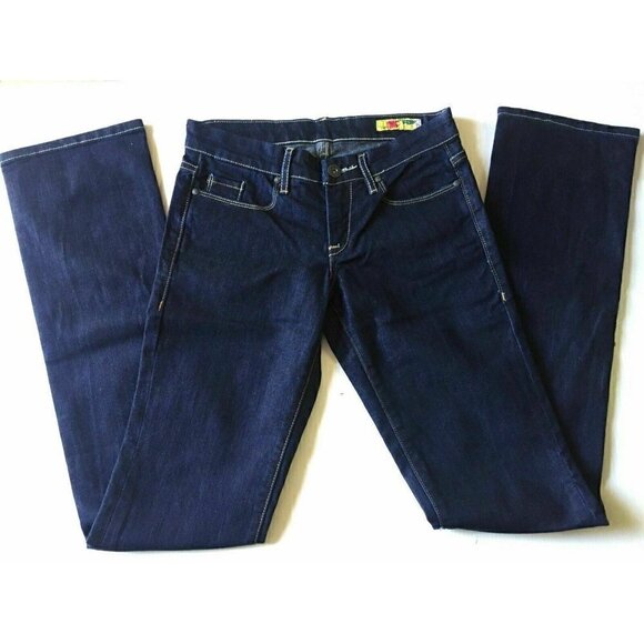 Blank Denim - Blank Blue Denim Straight leg Low rise Jeans